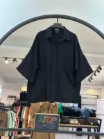 کالکشن محرم شومیز دو جیب کرسپو ضمانتدار دکمه ریز (35359)