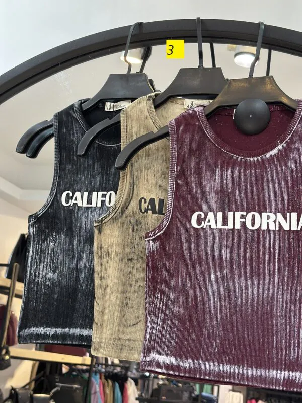 کراپ تاپ کبریتی چاپی کالیفرنیا (35338) - Image 4