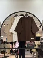 تیشرت اور باکسی سوپر پنبه براش ترک ضمانت دار (35584)