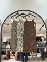 پیراهن پلنگی دو بند ماکارون اسرا (35581)