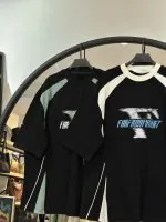 ست تیشرت باکسی اور سایز و شلوار فول بگ (35601) - Image 2