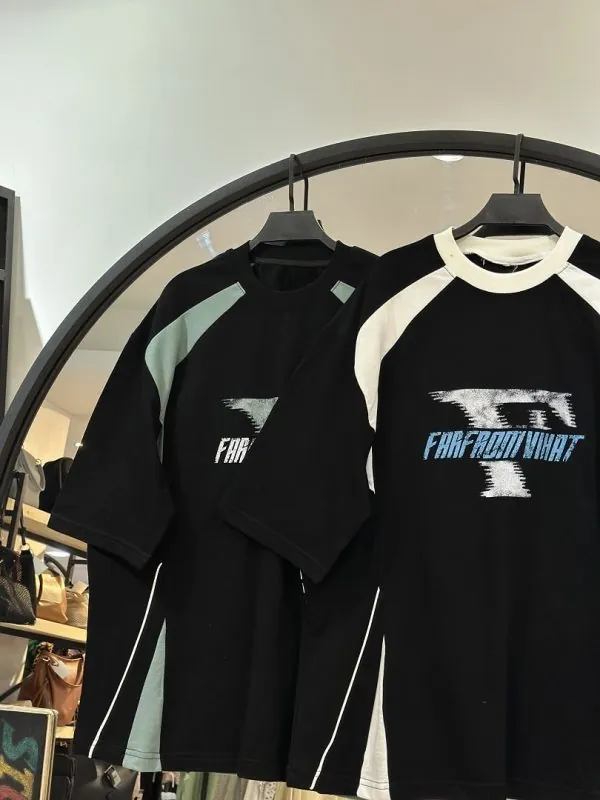 ست تیشرت باکسی اور سایز و شلوار فول بگ (35601) - Image 2