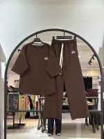 ست تیشرت باکسی و شلوار سوپر براش ترک با چهل درصد اف ALO (35651)