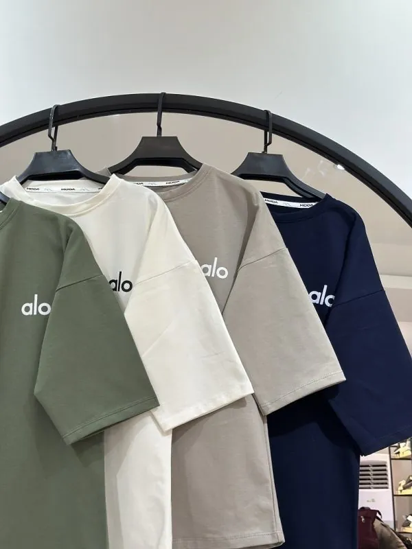 ست تیشرت باکسی و شلوار سوپر براش ترک با چهل  درصد اف  ALO (35651) - Image 3