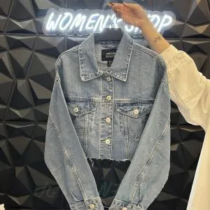 کت کراپ جین وارداتی اتنه (35822)