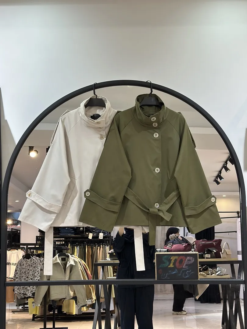 بارونی یقه ایستاده تی سی راشل (35875) - Image 1