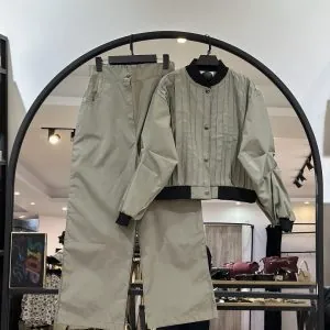 ست بامبر شلوار تی سی پیلی دار (35855)