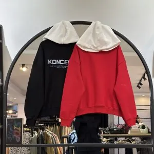 هودی سه نخ کلاهدار تو کرکی کانسپت (35894)