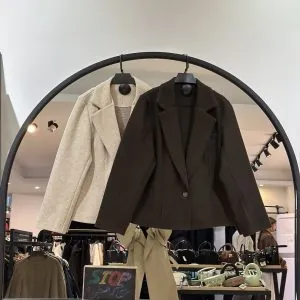 کت فوتر تک دکمه مزونی لیا (35988)