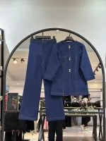 ست کت و شلوار جین مزونی لیزا (36013)