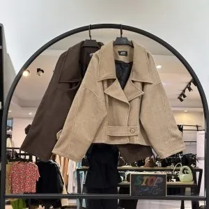 ترنچ کت تک بندی فوتر استر دار (36047)