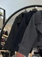 ترنچ کت تک بندی فوتر استر دار (36047) - Image 2