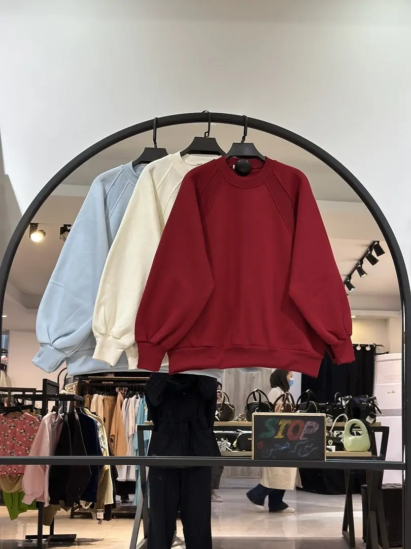 دورس سه نخ استین کشبافت رگلان (36063) - Image 1