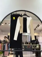 ست کراپ دامن کبریتی کثیف دوزی (36086) - Image 6