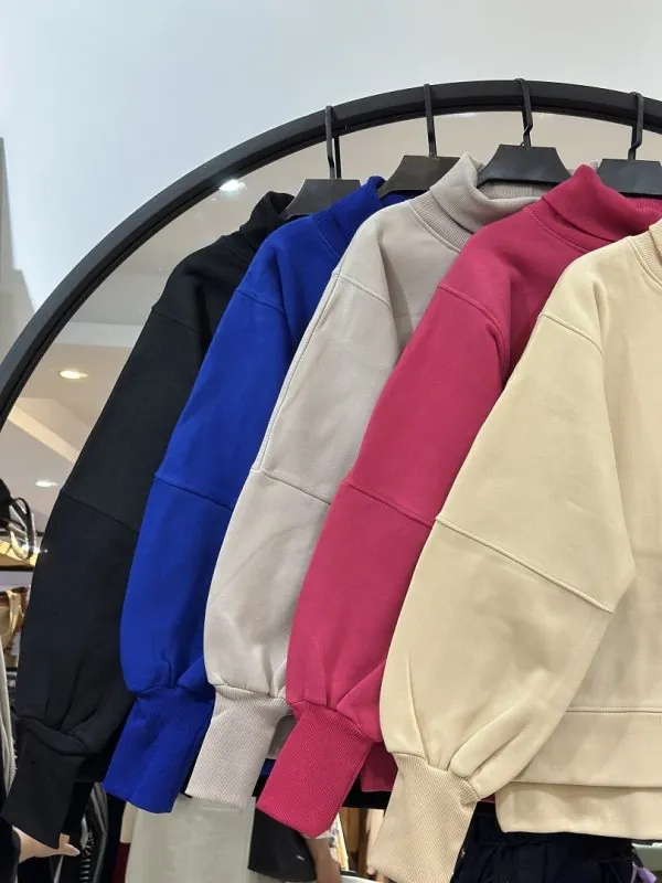 دورس سه نخ پنبه تو کرکی یقه شل اسکی(36080) - Image 2