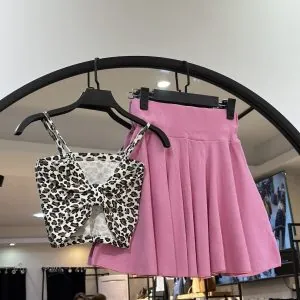 دامن چین دار عروسکی کشبافت (36087)