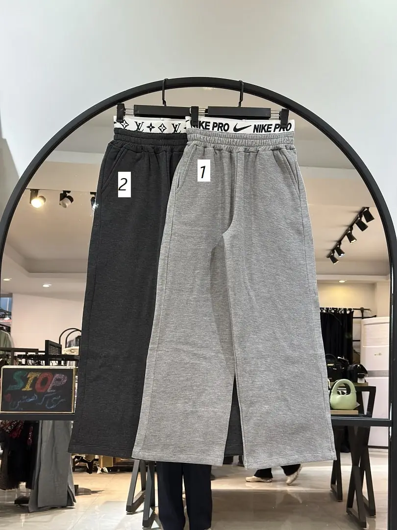 شلوار بگ دورس تو کرکی کمر کش (36055) - Image 1