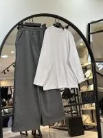 ست سه تیکه ترکیبی دورس تو کرکی و تیشرت شومیزی نخ پنبه (36101) - Image 3