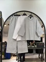 ست سه تیکه ترکیبی دورس تو کرکی و تیشرت شومیزی نخ پنبه (36101) - Image 2