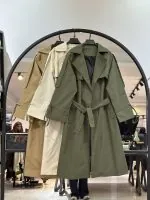 بارانی کتان تی سی استر دار صحرا (36102)